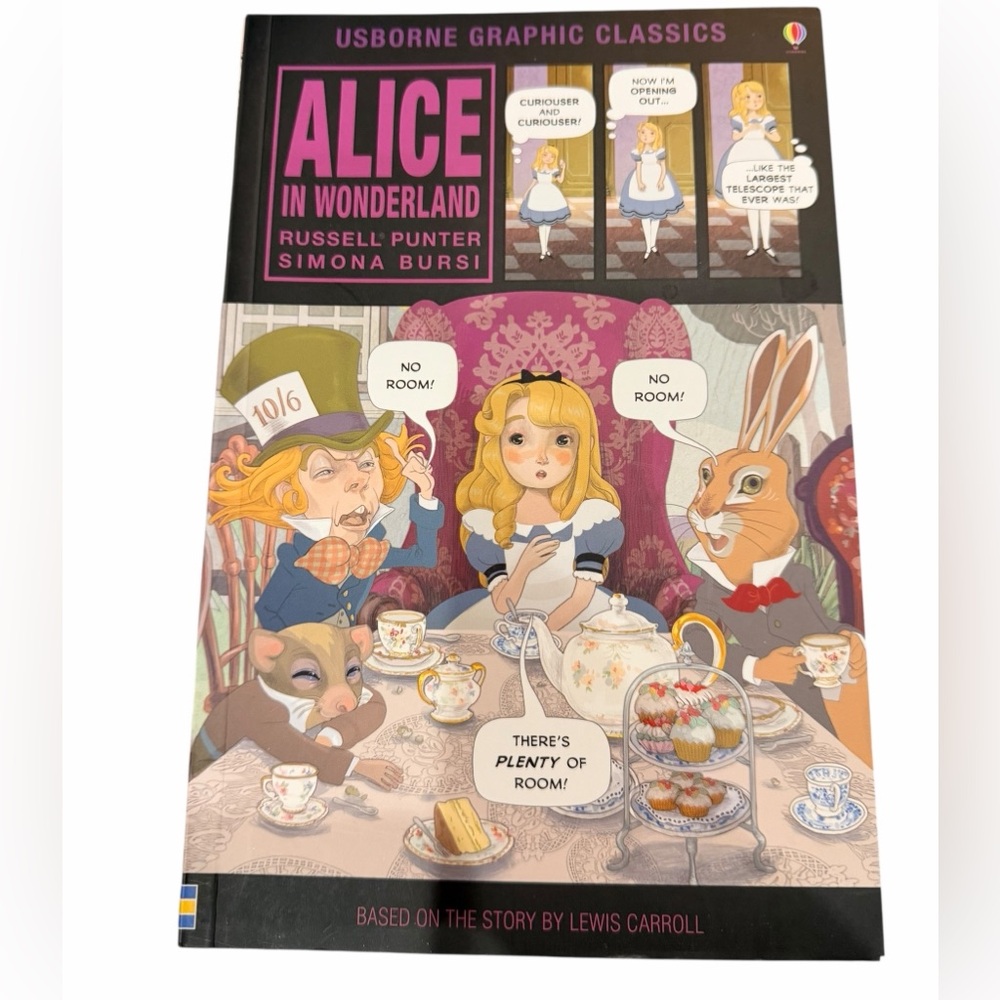 Alice in Wonderland Graphic Novel, Usborne Graphic Classics